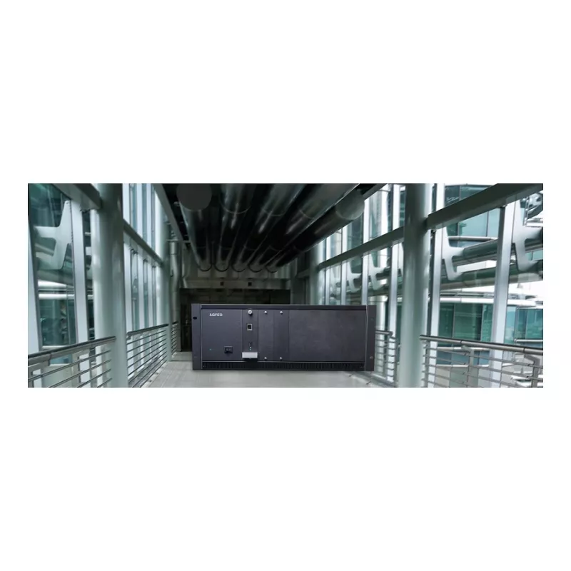 AGFEO ES 730 IT IP ryšio sistema (PBX) – 100 abonentų, 100 SIP magistralių, 30 VoIP pokalbių, Gigabit Ethernet, USB, ugniasienė, VPN, UC-Suite, CTI, Web GUI