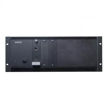 AGFEO ES 730 IT IP ryšio sistema (PBX) – 100 abonentų, 100 SIP magistralių, 30 VoIP pokalbių, Gigabit Ethernet, USB, ugniasienė, VPN, UC-Suite, CTI, Web GUI