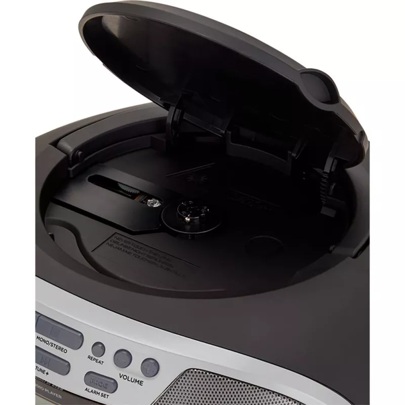 Aiwa BBTU-400SL nešiojama stereo sistema su CD/FM RDS/USB/Bluetooth, sidabrinė, MP3 atkūrimas