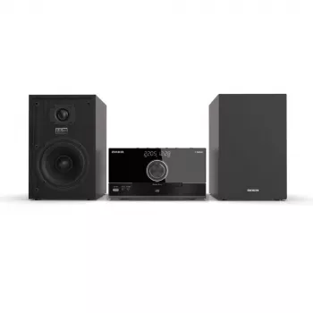 Aiwa MSBTU-600 50W Bluetooth CD mikro Hi-Fi sistema su FM radiju, USB, Aux-in, LED ekranu, nuotolinio valdymo pulteliu, juoda