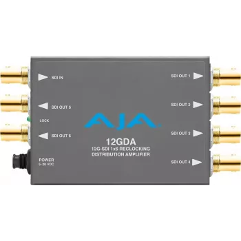 AJA 12GDA 12G-SDI 1x8 paskirstymo stiprintuvas