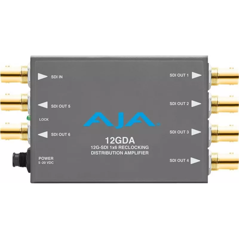 AJA 12GDA 12G-SDI 1x8 paskirstymo stiprintuvas