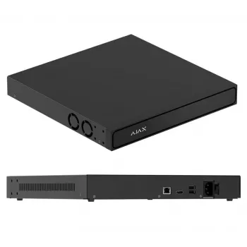 AJAX tinklo vaizdo registratorius 16CH/H2DAC juodas (140910)
