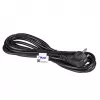 Akyga AK-PC-06A maitinimo laidas 3 m CEE 7/7 – IEC C13, juodas