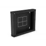 ALANTEC SA-SSW-18U-02-C Galinė dalis (vyriai / pakreipiama) spintai SW-18U-600-450-01-C, juoda 150mm