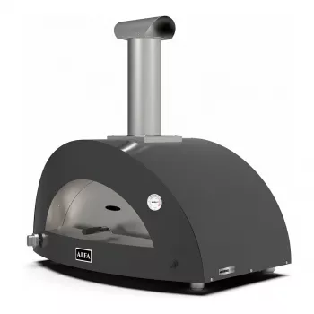 Alfa Forni Moderno 3 Pizze Hybrid Slate Grey