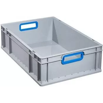 allit ProfiPlus EuroBox 632 – 77 l talpykla, pilka/mėlyna, sudedama, atviros rankenos 456775