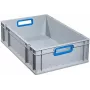 allit ProfiPlus EuroBox 632 – 77 l talpykla, pilka/mėlyna, sudedama, atviros rankenos 456775