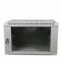 ALLNET 19 inch sieninis spintos korpusas 6U 600x600mm šviesiai pilkas plokščias paketas SMA serija