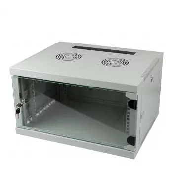 ALLNET 19 inch Sieninis tinklo spintos korpusas 4U Vientisas 594x541mm Šviesiai pilkas SMQ serija