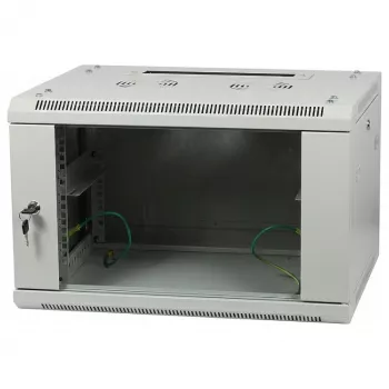 ALLNET 19 inch Sieninis Stovas 15U Vienos Sekcijos Gylis 600mm Šviesiai Pilkas Plokščios Pakuotės SMA Serija