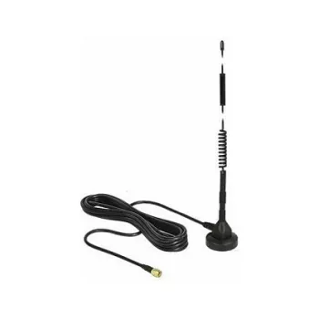 ALLNET ALL19102 GSM/3G/LTE antena 5 dBi, visakryptė, su magnetiniu pagrindu, SMA, 3 m laidas