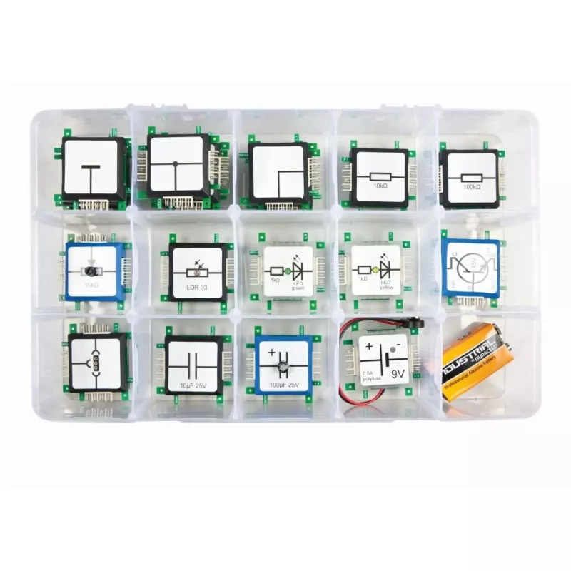 ALLNET BrickRknowledge Basic Set (Spanish Edition) – Arduino suderinamas elektronikos ir robotikos mokymosi rinkinys