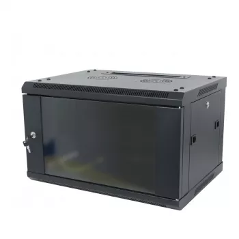 ALLNET SMA-Series 19 inch Sieninis Stovas 9U 1-Dalis 600mm Gylio Juodas Flat Pack