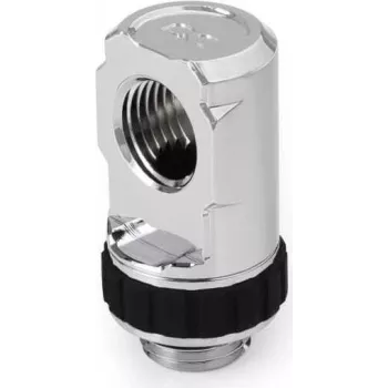 Alphacool Apex Grip 90° rotacinis adapteris AG/IG G1/4 chromas (14888)