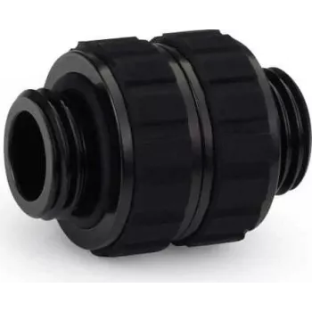Alphacool Apex Grip dvigubas nipelio adapteris G1/4 vyriškas-vyriškas, pasukamas, juodas 14809