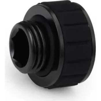 Alphacool Apex Grip Extension 10mm vyriškas į moterišką G1/4 colio juodas (14811)