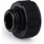 Alphacool Apex Grip Extension 10mm vyriškas į moterišką G1/4 colio juodas (14811)