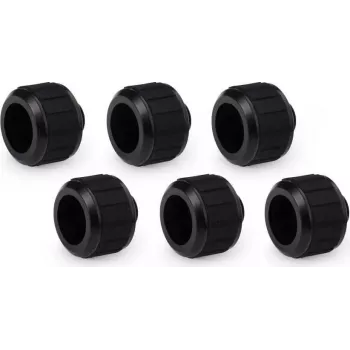 Alphacool Apex Grip HardTube suspaudimo jungtis 16mm OD G1/4 sriegis juoda 6 vienetų paketas (14929)