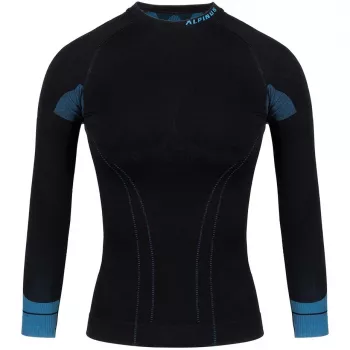 Alpinus Tactical Base Layer Women's Thermoactive Megztinis Juodai-Mėlynas GT43210 L