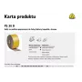 Šlifavimo popieriaus ritinys su aliuminio oksidu P40 115mm x 50m PS 30 D