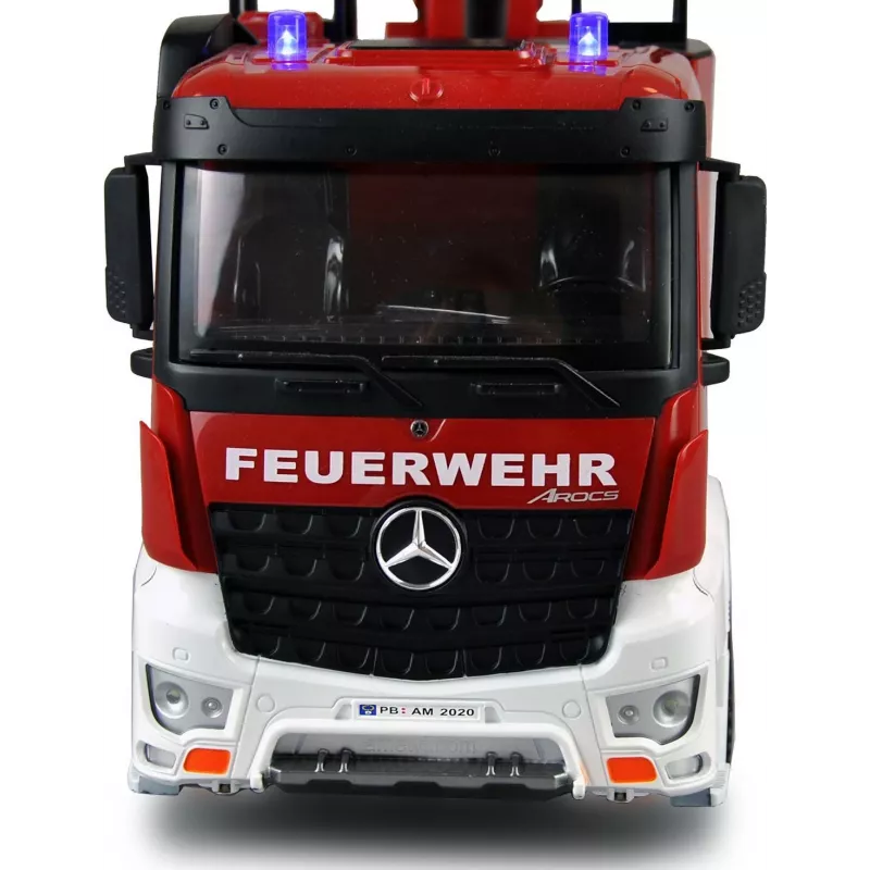 Amewi Mercedes-Benz Aerial Ladder Fire Truck 1:18 RTR 2.4GHz su vandens purkštuvu