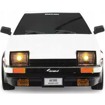 Amewi RC automobilis AE86 Sprinter Racing Car 1:18 RTR baltas