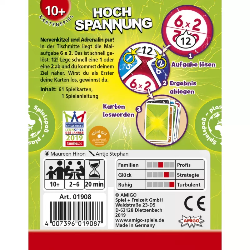 AMIGO Hochspannung kortų žaidimas
