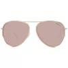 ANA HICKMANN HI3083-5804A Moteriški akiniai nuo saulės kvadratiniai Havana acetatas gradientiniai rudi lęšiai 58mm