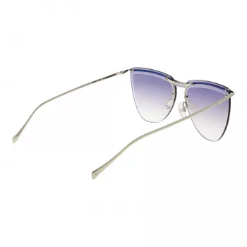 ANA HICKMANN HI3085-13203A Moteriški drugelio formos akiniai nuo saulės - Rudi Havana acetato rėmeliai, gradientiniai rudi polikarbonato lęšiai, UV400 apsauga