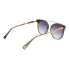 ANA HICKMANN HI9080-62T03 Moteriški drugelio formos akiniai nuo saulės, rudas vėžlio kiauto spalvos acetato rėmelis, rudi gradientiniai lęšiai 62mm