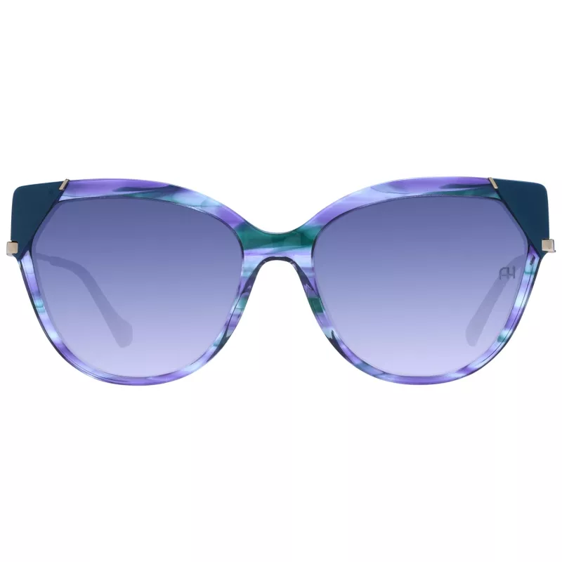 ANA HICKMANN Moteriški drugelio formos akiniai nuo saulės AH9339-56P04 Havana Rudi Gradient 56mm