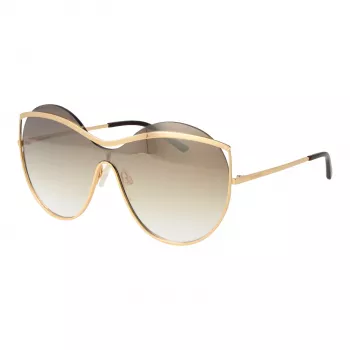 ANA HICKMANN Moteriški katinuko akies formos akiniai nuo saulės AH3182-13404A Havana Acetate rudi gradientiniai lęšiai 56mm