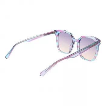 ANA HICKMANN Moteriški katės akies akiniai nuo saulės HIY9002-50E01 Havana Rudo Acetato Rėmelis Rudi Gradientiniai Lęšiai 50/18/135 mm