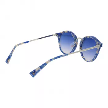 ANA HICKMANN Moteriški akiniai nuo saulės HI9066-49G22 Drugelio formos Havana Acetatas Rudi Gradientiniai UV400
