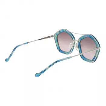 ANA HICKMANN Moteriški Akiniai Nuo Saulės AH3165-56G23 Havana Brown Acetate Rectangular UV400