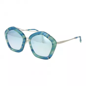 ANA HICKMANN Moteriški Akiniai Nuo Saulės AH3165-56G23 Havana Brown Acetate Rectangular UV400