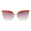 ANA HICKMANN Moteriški akiniai nuo saulės AH3179-6205A Drugelio/Katės akies Havana Acetatas Rudi Gradientiniai UV400 62mm