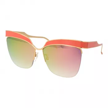 ANA HICKMANN Moteriški akiniai nuo saulės AH3179-6205A Drugelio/Katės akies Havana Acetatas Rudi Gradientiniai UV400 62mm