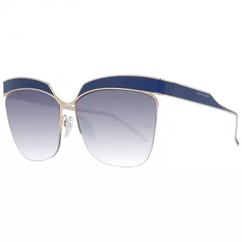 ANA HICKMANN Moteriški Akiniai Nuo Saulės AH3179-6206A Drugelio Formos Acetatas Havana Ruda Gradientiniai Lęšiai 62mm