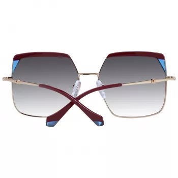 ANA HICKMANN Moteriški akiniai nuo saulės AH3253-59P02 Havana Brown Butterfly Acetate rėmelis su rudais gradientiniais lęšiais UV400