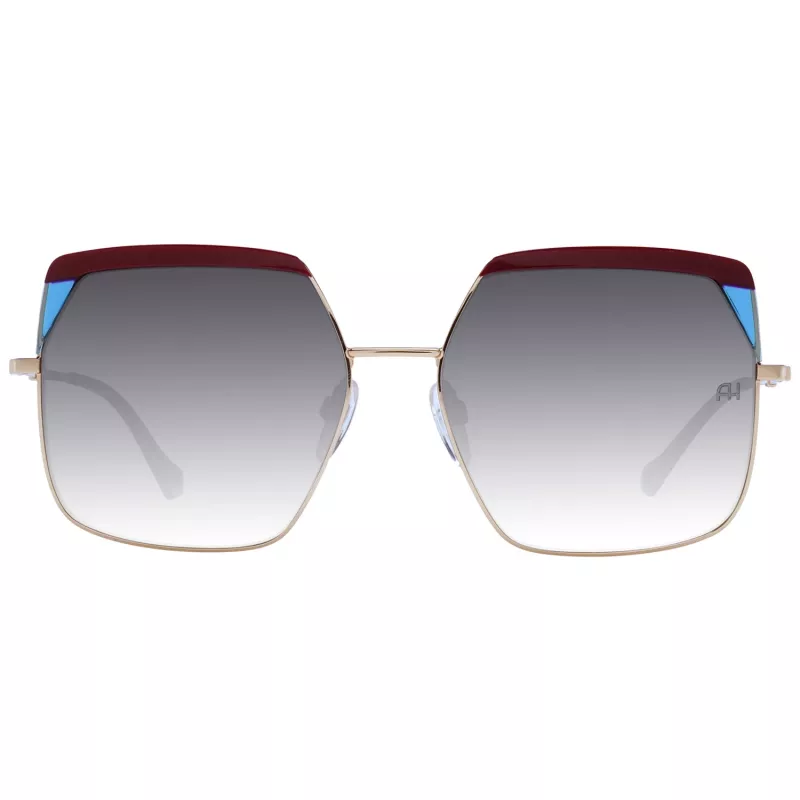 ANA HICKMANN Moteriški akiniai nuo saulės AH3253-59P02 Havana Brown Butterfly Acetate rėmelis su rudais gradientiniais lęšiais UV400
