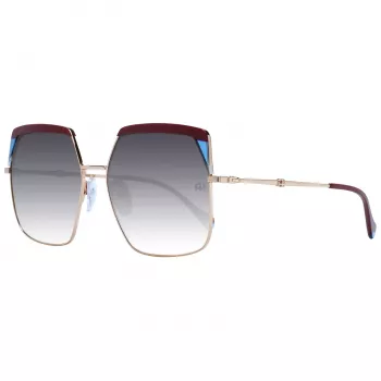 ANA HICKMANN Moteriški akiniai nuo saulės AH3253-59P02 Havana Brown Butterfly Acetate rėmelis su rudais gradientiniais lęšiais UV400