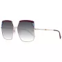 ANA HICKMANN Moteriški akiniai nuo saulės AH3253-59P02 Havana Brown Butterfly Acetate rėmelis su rudais gradientiniais lęšiais UV400