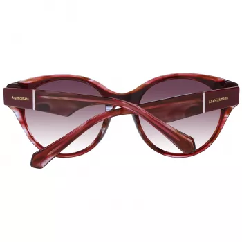 ANA HICKMANN Moteriški Akiniai Nuo Saulės AH9345-51H03 Drugelio/Kvadrato Acetato Rėmelis Rudi Gradientiniai Lęšiai 53mm
