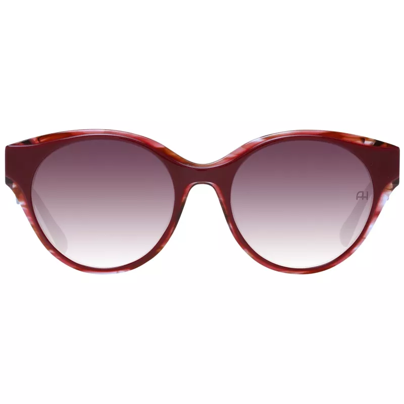 ANA HICKMANN Moteriški Akiniai Nuo Saulės AH9345-51H03 Drugelio/Kvadrato Acetato Rėmelis Rudi Gradientiniai Lęšiai 53mm