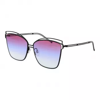 ANA HICKMANN Moteriški Akiniai Nuo Saulės HI3049-6109B Havana Rudi Acetato Kvadratiniai Rėmeliai Rudi Gradientiniai Lęšiai 61/15/145 mm