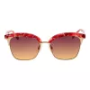 ANA HICKMANN Moteriški Akiniai Nuo Saulės HI3051-53E01 Havana Acetate Rudi Gradient 53mm