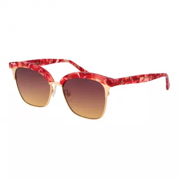 ANA HICKMANN Moteriški Akiniai Nuo Saulės HI3051-53E01 Havana Acetate Rudi Gradient 53mm