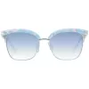 ANA HICKMANN Moteriški Akiniai Nuo Saulės HI3051-53G21 - Havana Acetato Rėmelis, Gradientiniai Rudi Lęšiai, 53mm